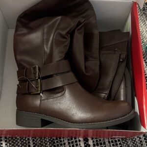 Brown Leather Women's Boots
